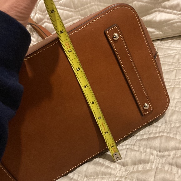 Dooney & Bourke white ostrich tote- like new! - Picture 6 of 13